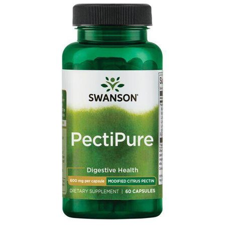 Swanson Pektyna Cytrusowa (PectiPure) 600 mg 60 kapsułek