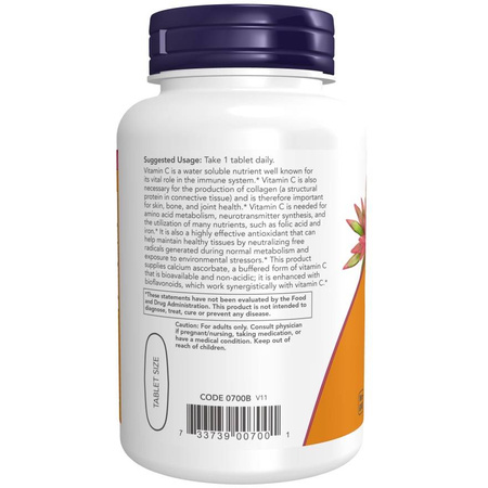 Now Foods Witamina C 1000 mg Complex Buforowana 90 tabletek