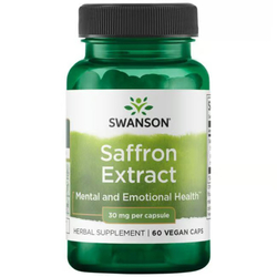 Swanson Saffron 30 mg Extract 60 veg kapsułek