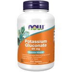 Now Foods Glukonian Potasu 99 mg 250 tabletek