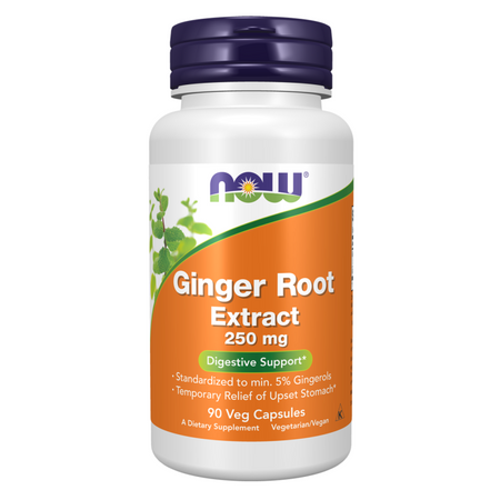 Now Foods Imbir (Ginger) Extract 250 mg 90 kapsułek