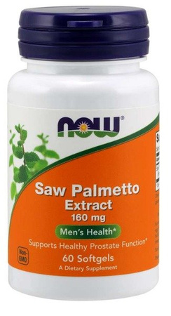 Now Foods Saw Palmetto Extract 160 mg 60 kapsułek