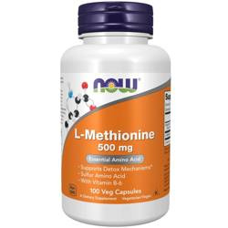 Now Foods L-Methionine 500 mg 100 kapsułek