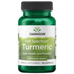 Swanson Kurkuma (Turmeric) 720 mg 30 kapsułek