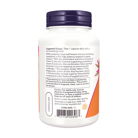 Now Foods C-1000 Zinc D-3 100 veg kapsułki