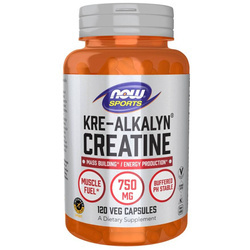 Now Foods Kre-Alkalyn Creatine 120 veg kapsułek