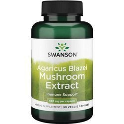 Swanson Agaricus Blazei Ekstrakt 500 mg 90 kapsułek