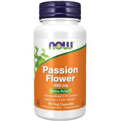 Now Foods Męczennica Cielista (Passion Flower) Extract 350 mg 90 veg kapsułek