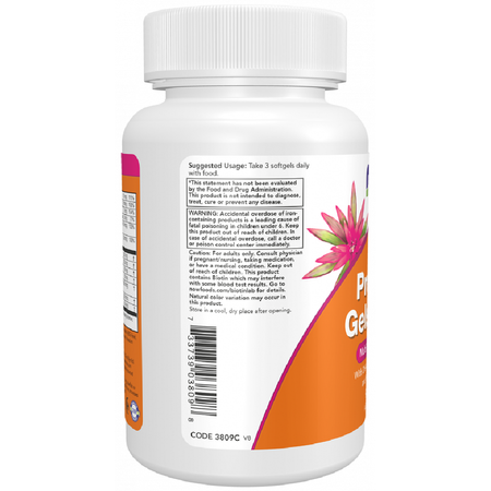 Now Foods Prenatal Gels + DHA 90 kapsułek