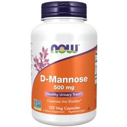 Now Foods D-Mannose Urinary Support 500 mg 120 kapsułek