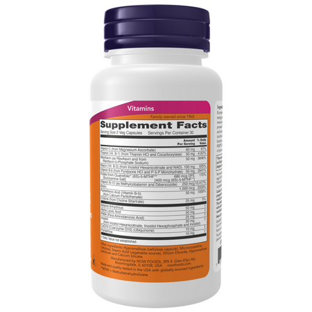 Now Foods Co-Enzyme B-Complex 60 veg kapsułek