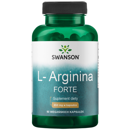 Swanson Maximum Strength L-Arginine 850 mg 90 kapsułek