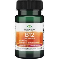 Swanson Witamina B12 1000 mcg 100 tabletek do ssania