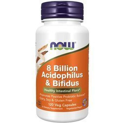 Now Foods Probiotyk Acidophilus i Bifidus 8 miliardów 120 kapsułek