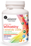 Aliness Witaminy i Minerały 100% 120 tabletek