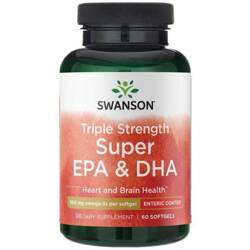 Swanson Triple Strength Super EPA-DHA 60 kapsułek