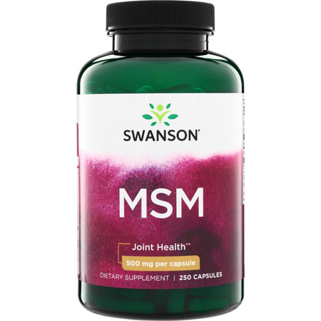 Swanson MSM Metylosulfonylometan 500 mg 250 kapsułek