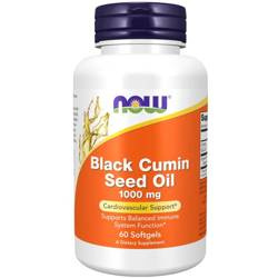 Now Foods Czarny Kmin (Black Cumin) Olej 1000 mg 60 kapsułek