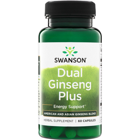 Swanson Dual Ginseng Plus 60 kapsułek