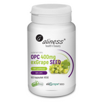 Aliness OPC 400 mg exGrape Seeds Extract 100 kapsułek vege