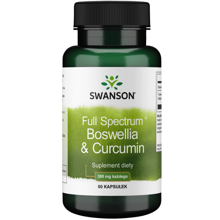Swanson Boswellia i Curcumin 60 kapsułek