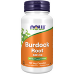 Now Foods Łopian (Burdock Root) 430 mg 100 kapsułek