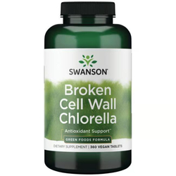 Swanson Chlorella 500 mg 360 tabletek