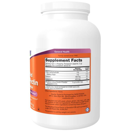 Now Foods Modyfikowana Pektyna Cytrusowa Puder 454 g