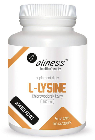 Aliness L-Lizyna 500 mg 100 kapsułek vege