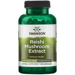 Swanson Reishi Mushroom Extract 500 mg 90 kapsułek