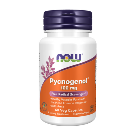 Now Foods Pycnogenol 100 mg 60 veg kapsułek