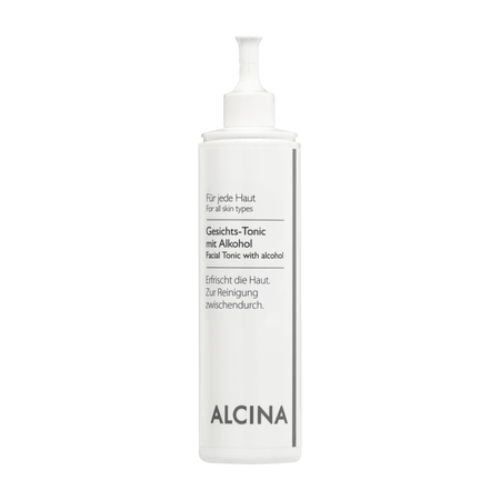 ALCINA For all skin types Facial Tonic with Alcohol – tonik do twarzy z alkoholem, do głębokiego oczyszczania, 200 ml