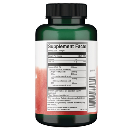 Swanson Super DPA Fish Oil 60 kapsułek