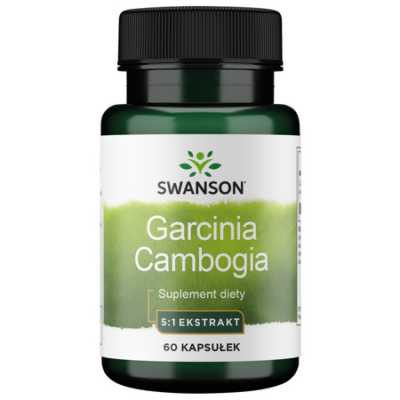 Swanson Tamaryndowiec Malabarski (Garcinia Cambogia) Extract 80 mg 60 kapsułek