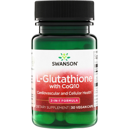 Swanson L-Glutation + Koenzym Q10 30 kapsułek