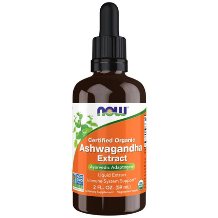 Now Foods Ashwagandha Extract Liquid 59 ml krople