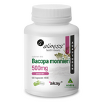Aliness Bakopa Drobnolistna (Bacopa Monniera) 500 mg Extract 100 kapsułek vege