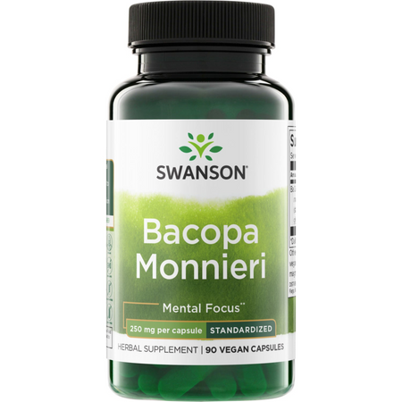 Swanson Bacopa Monniera BaCognize Extract 250 mg 90 kapsułek