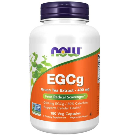 Now Foods EGCg Green Tea Extract 400 mg 180 kapsułek
