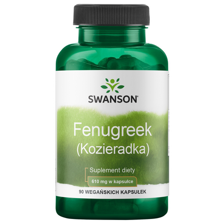Swanson Kozieradka (Fenugreek) 610 mg 90 kapsułek
