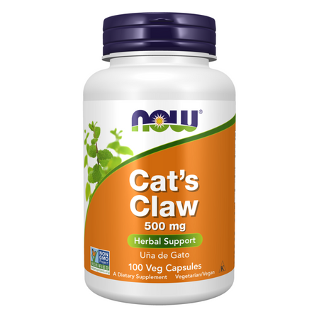 Now Foods Koci Pazur (Cat's Claw) 500 mg 100 kapsułek