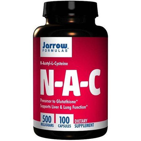 Jarrow Formulas N-Acetylo Cysteina (NAC) 500 mg 100 kapsułek