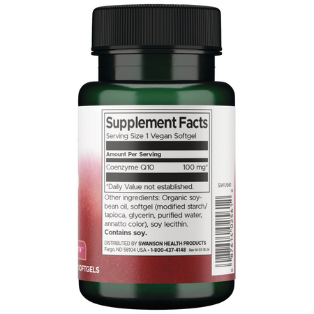 Swanson Koenzym Q10 100 mg 100 kapsułek