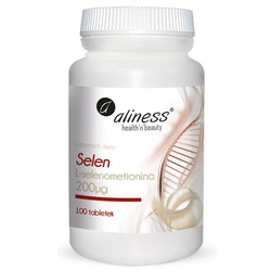 Aliness Selen Select L-selenometionina 200 mcg 100 tabletek