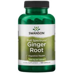 Swanson Imbir (Ginger Root) 540 mg 100 kapsułek
