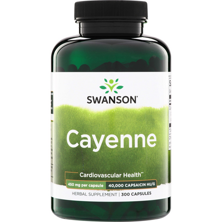 Swanson Cayenne 450 mg 300 kapsułek