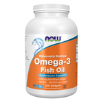 Now Foods Omega-3 Fish Oil Molecularly Distilled 500 kapsułek
