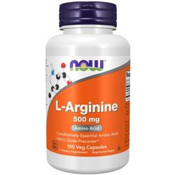 Now Foods L-Arginine 500 mg 100 veg kapsułek