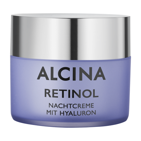 ALCINA Retinol Night Cream – przeciwzmarszczkowy krem do twarzy na noc z retinolem, 50 ml
