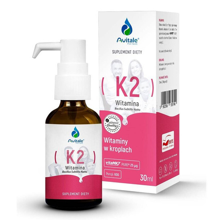 Avitale Witamina K2 (Vita MK7) 25 mcg 30 ml krople